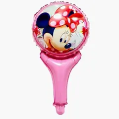 Balon din Folie de Aluminiu Figurină, Model Minnie Mouse, Roz, 50 x 28 cm