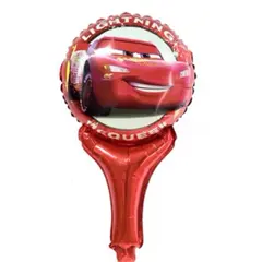 Balon din Folie de Aluminiu Figurină, Model Lightning McQueen - Cars, Roșu, 50 x 28 cm