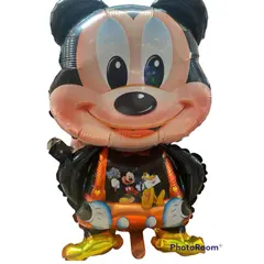 Balon din Folie Metalizată, Model Figurină Mickey Mouse Festive, 70 x 45 cm