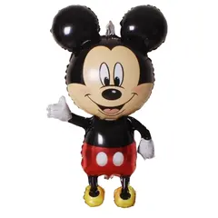 Balon din Folie de Aluminiu Tip Figurină Gigant, Model Mickey Mouse, 114 x 50 cm