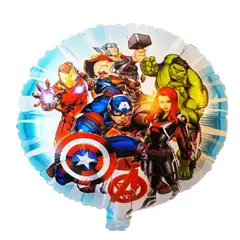 Balon din Folie de Aluminiu Rotund, Marvel Avengers Team, 45 x 45 cm
