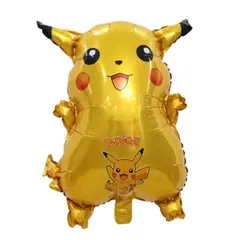 Balon din Folie de Aluminiu Figurină Pikachu, Decor Petrecere Tematică Pokémon, 58 x 45 cm