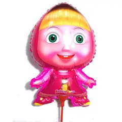 Balon din Folie de Aluminiu Tip Figurină, Model Masha, 63 cm