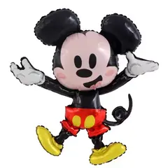 Balon din Folie de Aluminiu Tip Figurină, Model Mickey Mouse Vesel, 75 x 55 cm