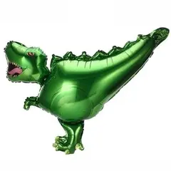 Balon din Folie Metalizata, Model Figurina Dinozaur Parasaurolophus, 99 x 75 cm