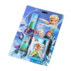 Set Cadou pentru Copii, Ceas Analogic și Portofel cu Scai, Diverse Modele și Personaje Îndrăgite