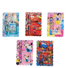 Set Cadou pentru Copii, Ceas Analogic și Portofel cu Scai, Diverse Personaje și Culori