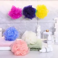 Burete de Baie din Plasă, Textură Fină pentru Exfoliere, Diverse Culori, 50 g