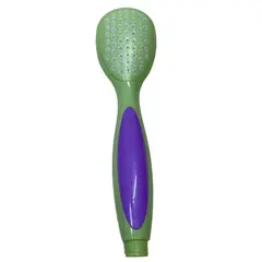 Cap de Duș din Plastic ABS, Finisaj Alb/Cromat, Diametru 8 cm, Mâner Ergonomic