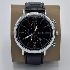 Ceas de Mână Bărbătesc cu Dată și Curea din Piele – Set 4 Modele Elegante