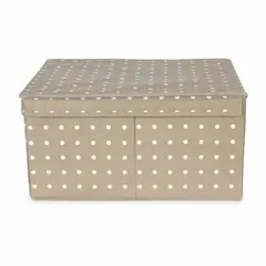 Cutie de Depozitare Pliabilă Compactor, Organizator Textil cu Capac și Fereastră, 40 x 50 x 25 cm