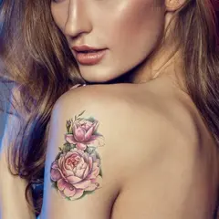 Set 7 Tatuaje Temporare, Modele Diverse, Rezistente la Apă, Dimensiuni 10 x 5 cm, Variante Negru și Multicolor