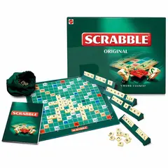 Joc de societate Scrabble Original – Joc de cuvinte clasic pentru familie