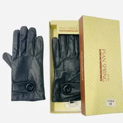 Mănuși de Damă din Piele Ecologică, Interior Căptușit, Design Elegant, Stil Clasic