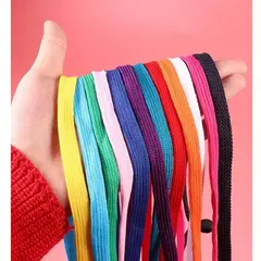 Set 2 șireturi plate pentru pantofi, 120 cm