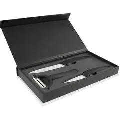 Set cuțite InWin cu lamă ceramică și peeler, pentru bucătărie