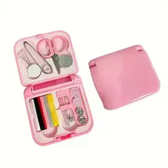 Trusă de cusut compactă cu accesorii, 6.8 x 6.8 cm