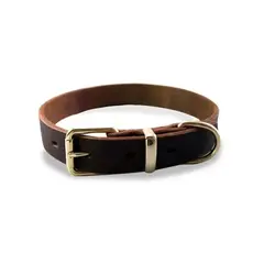 Zgardă din piele pentru câini 50 cm x 1,5 cm