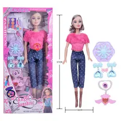 Păpușă Gigant „Best Friend”, 57 cm, cu Garderobă și Accesorii de Înfrumusețare