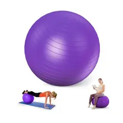 Minge Pilates și Fitness, Diametru 75 cm – Culoare Violet (Mov)