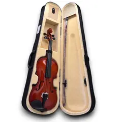 Vioară 4/4 Semi-Profesională, 60 cm, Set Complet cu Arcuș, Rășină și Husă