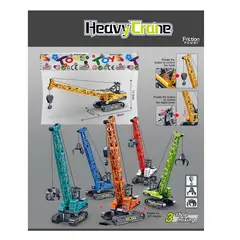 Macara de Construcții cu Telecomandă „Construction Giant”, rotație 360° și sistem de ridicare funcțional