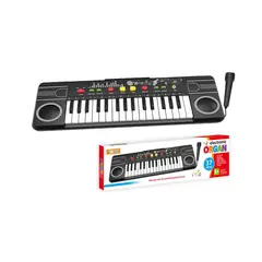 Orga Electrică Educațională cu 37 clape, Microfon inclus, funcții de înregistrare și ritmuri muzicale