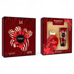 Casetă Cadou Damă PASSION (Parfum 50 ml + Loțiune de Corp 50 ml)