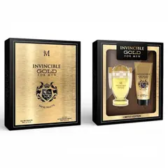 Casetă Cadou Bărbați INVINCIBLE GOLD FOR MEN (Parfum 50 ml + Cremă After Shave 50 ml)