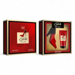 Casetă Cadou Femei FERRERA STILETTO RED LOVE (Parfum 50 ml + Loțiune de Corp 50 ml)