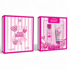 Casetă Cadou Femei PINK IS SWEET (Parfum 50 ml + Loțiune de Corp 50 ml)