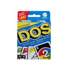 Joc de Cărți DOS Refresh – Ediția Nouă Mattel, Joc de Societate Interactiv pentru 2-4 Jucători