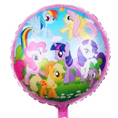 Balon Folie Figurină "My Little Pony", Rotund, 45 x 45 cm, Multicolor