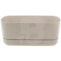 Jardinieră din Plastic pentru Flori FLORA, Capacitate 3 L, Formă Ovală