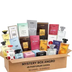 Mystery Box Angro GIOMA Perfumes – Bax 48 Parfumuri 100 ml, Mix Damă și Bărbați
