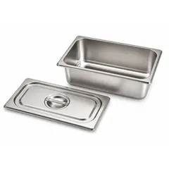 Tavă Gastronorm GN, capac inclus, inox, 26 x 16 x 9.5 cm, Uz Profesional HoReCa