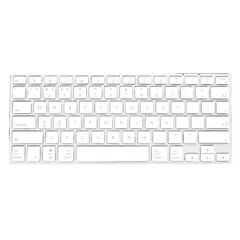 Tastatură Wireless Ergonomică, Model Alb, Conectivitate Fără Fir