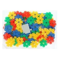 Set Joc de Construcție Interactiv tip Fulgi de Zăpadă, Multicolor, Model Creativ pentru Copii