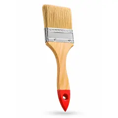 Pensulă Plată pentru Vopsit și Zugrăvit, Mâner Lemn, 5.5 cm