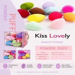 Set 12 Bureți Beauty Blender pentru Machiaj Profesional