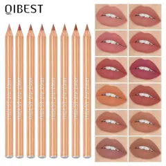 En-gros Set creioane de buze QIBest - contur precis și culori mate intense pentru un zâmbet irezistibil - vânzare en-gros pentru revânzare