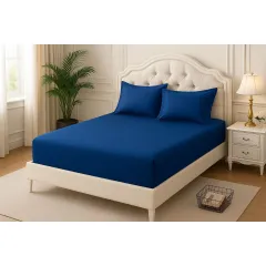 En-gros Lenjerie de pat finet H811, albastru regal, 3 piese, 150 x 200 cm - vânzare en-gros pentru revânzare