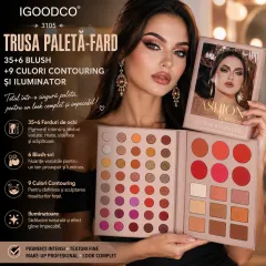 En-gros Trusă Paletă Fard IGOODCO 3105 35+6 Blush + 9 Contouring - vânzare en-gros pentru revânzare
