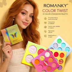 En-gros Paletă farduri ochi Romanky Color Twist 2211 - 31 culori - vânzare en-gros pentru revânzare