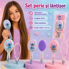 En-gros Set perie și lănțișor pentru copii cu paiete mișcătoare - vânzare en-gros pentru revânzare