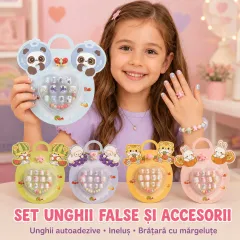 En-gros Set unghii false pentru copii cu inel și brățară - vânzare en-gros pentru revânzare