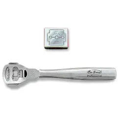Aparat călcâie din inox cu lamă de rezervă