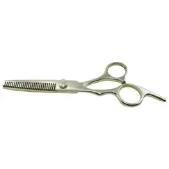 Foarfecă de filat argintie profesională din inox