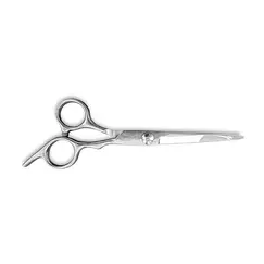 Foarfecă de tuns argintie profesională din inox ONE