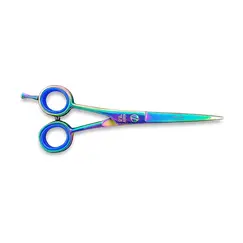 Foarfecă de tuns degrade 5.5" multicolor – design profesional și lame precise